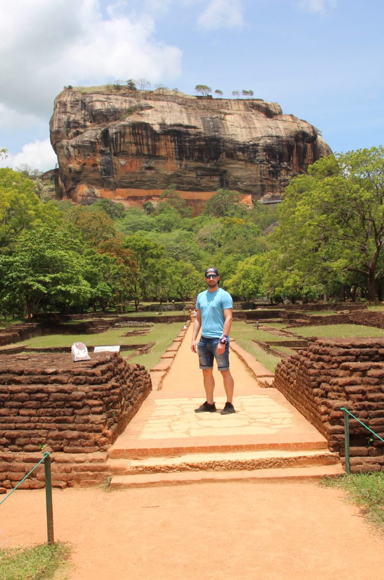 Kamil on a rocky trail