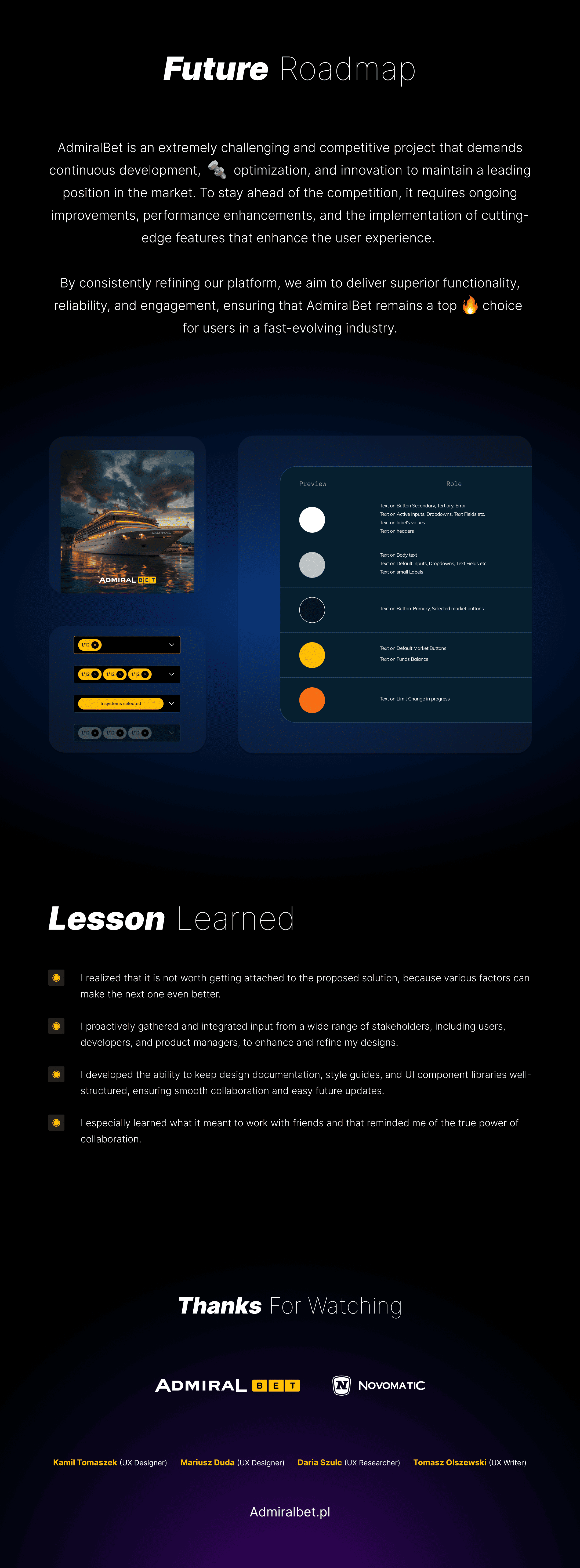 AdmiralBet &ndash; lessons learned and closing